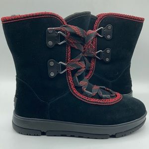 UGG Women's Weather Hiker Hi Black Boots